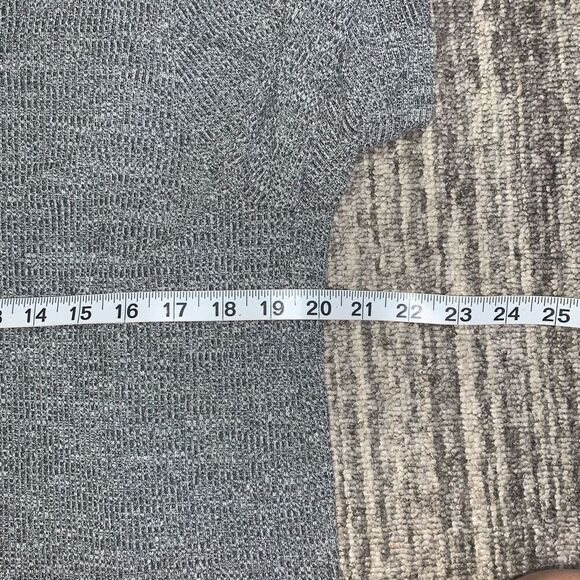 Vintage Y2K Aeropostale Women’s Size Large Grey Open Front‎ Cardigan Sweater - Picture 5 of 6